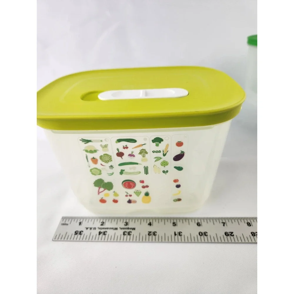 Tupperware FridgeSmart Medium Small Deep 1 gal./4.4L-Fruit Vegetable Keeper 1.8